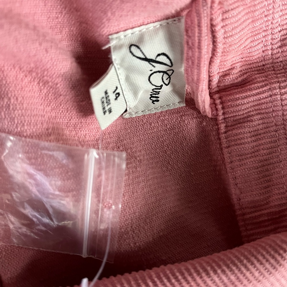 J crew corduroy rose pink jumpsuit - Picture 5 of 9